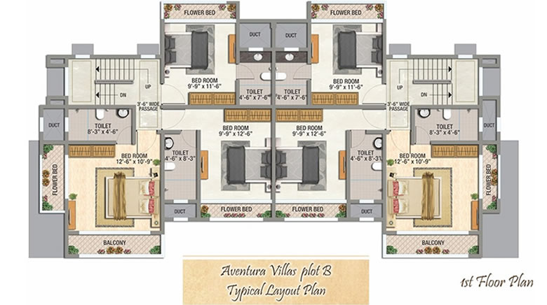 1st floor plan for Lonavala villa